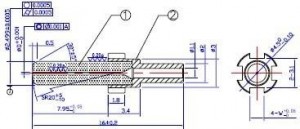 single mode ceramic ferrule